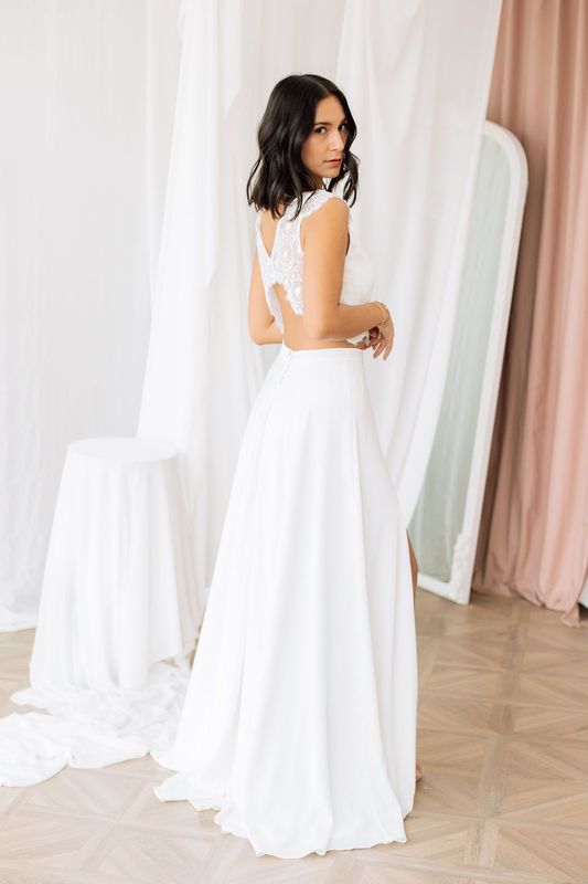 Top Sarah - Mariée Bohème