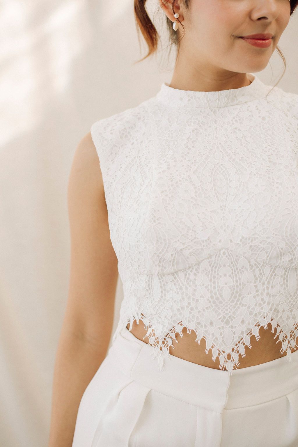 Crop Top Emma - Mariée bohème