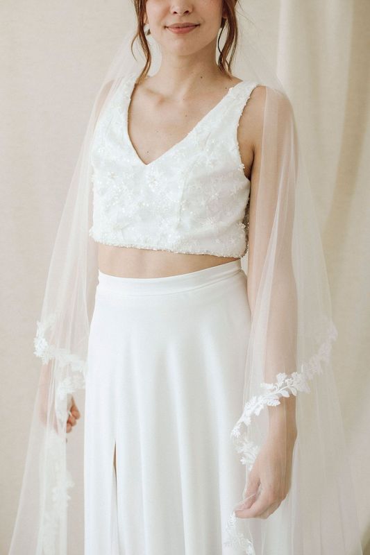 Étoile - Mariée Crop-top