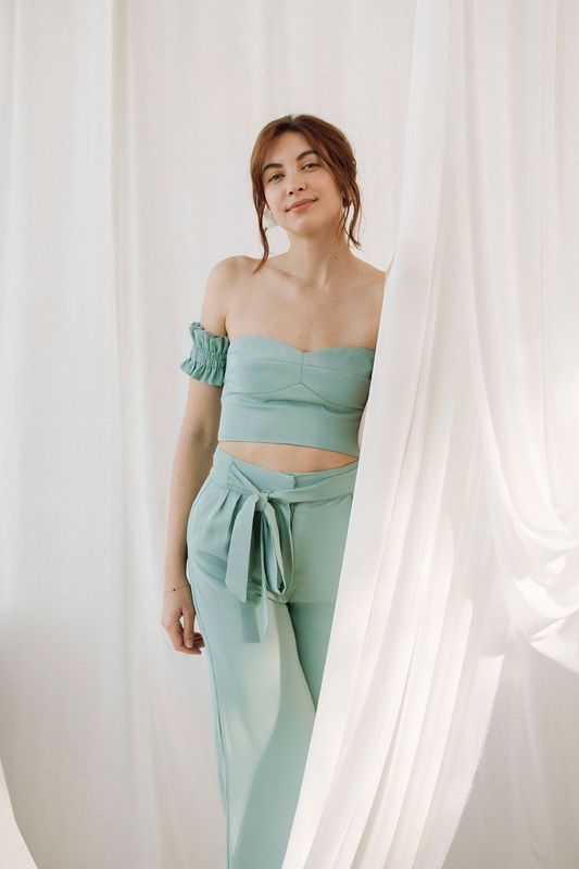 Crop top Eucalyptus