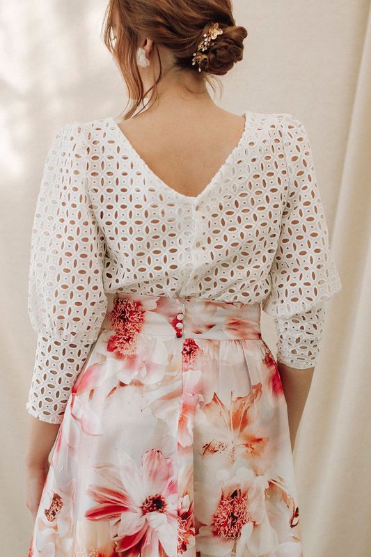 Blouse English garden
