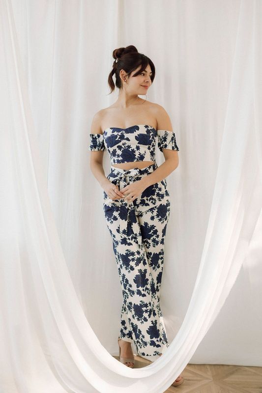 Pantalon Blue Roses