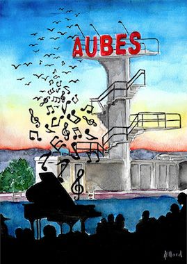 Art - Impression les aubes musicales pour cadre