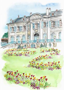 Art - Impression Parc la Grange pour cadre