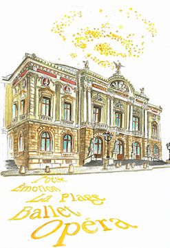 Art - Impression Grand Théatre de Genève pour cadre