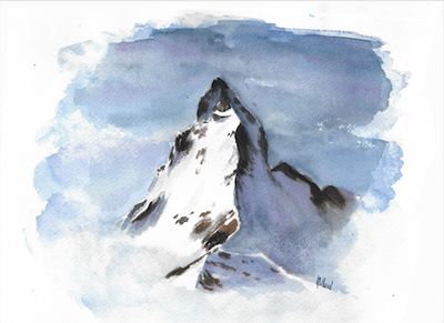 Art - Impression Cervin pour cadre