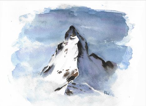 Art - Impression Cervin pour cadre