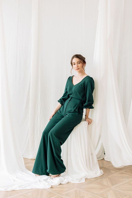 Pantalon Aurora Vert sapin