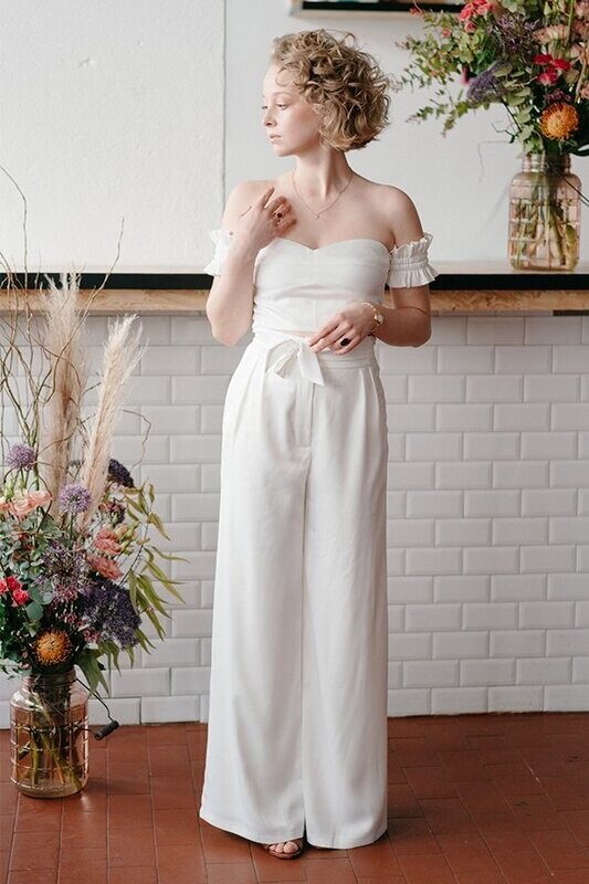 Aurora Satin - Pantalon de Mariée