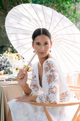 Palm Poésie - Robe mariée brunch