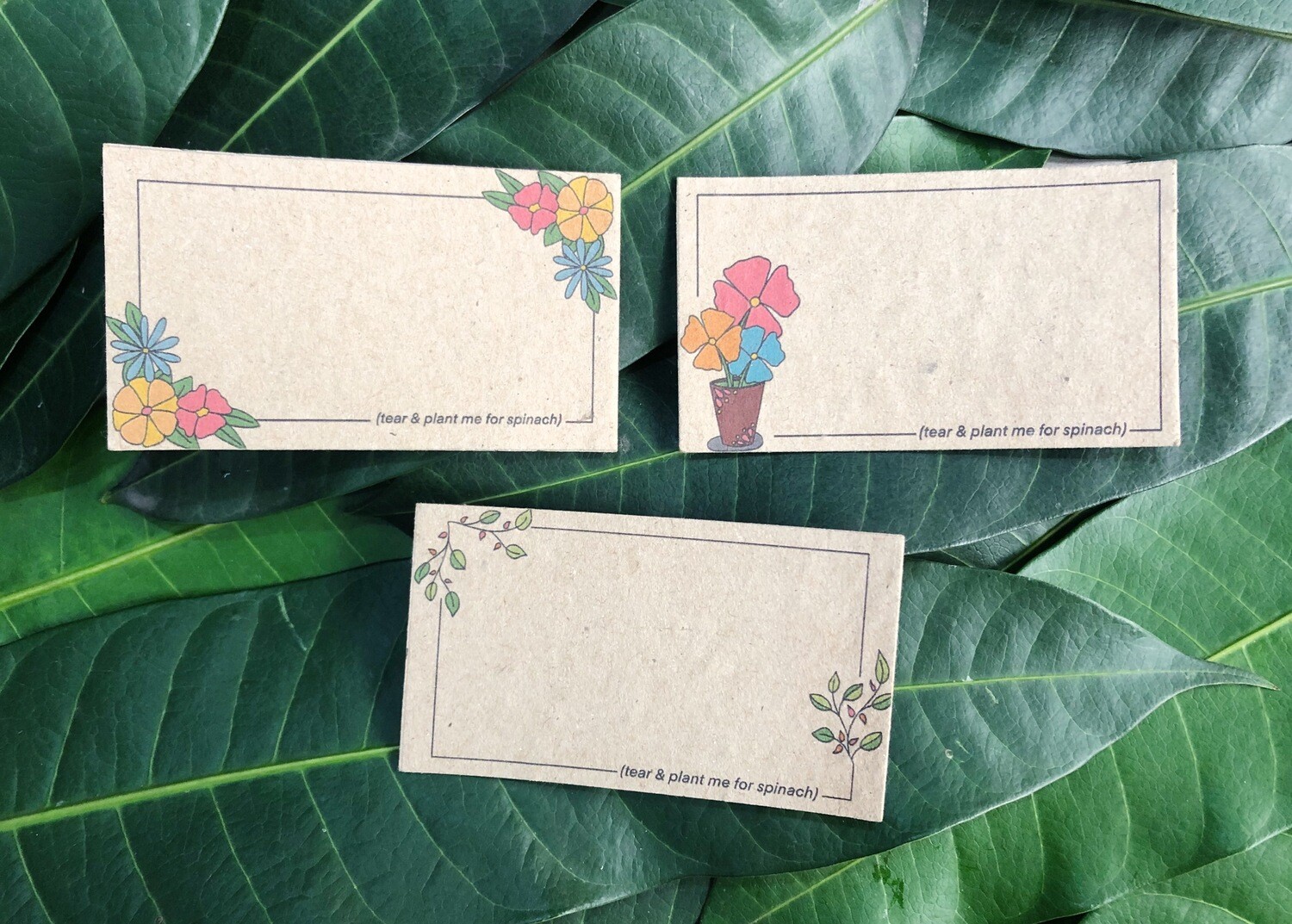 Nature-themed Plantable Gift Tags