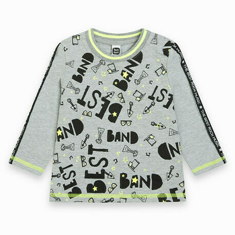 Tuc Tuc maglia Jersey Brilla al buio Grigio bambino