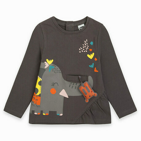 Tuc Tuc maglia interattiva Mammouth Grigio bambina