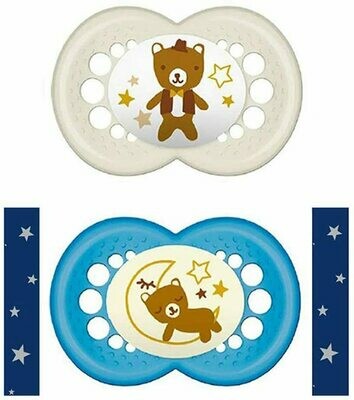 MAM Night &amp; Day set 2 succhietti, 6+