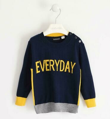 Sarabanda Maglia Tricot Everyday Blu bambino