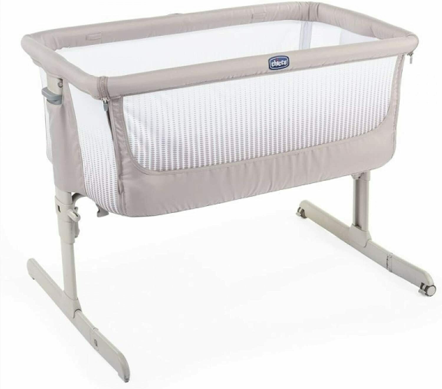Chicco Next2Me Air Dark Beige Culla fianco letto, 0 mesi+