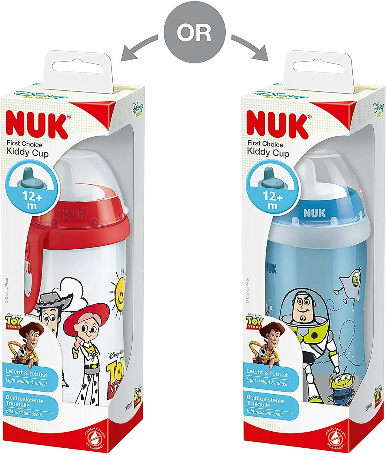 NUK First Choice Toy Story 300ml, 12 mesi+