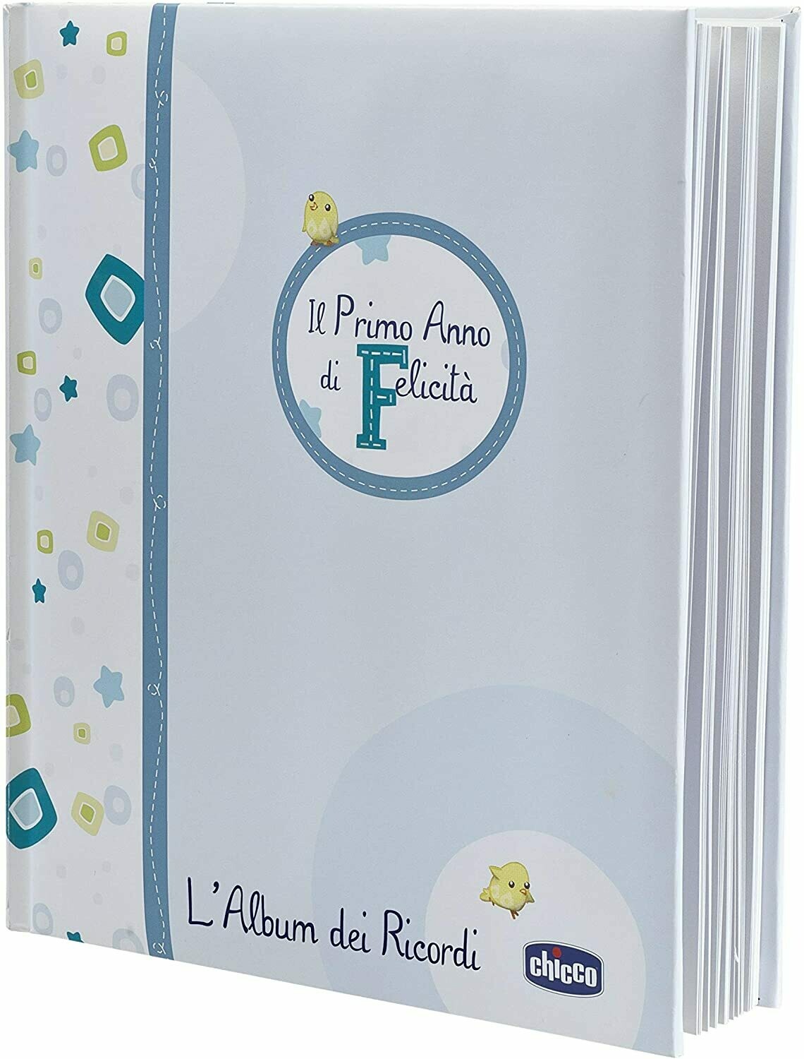 Chicco Album Dei Ricordi, Libro Nascita, Azzurro