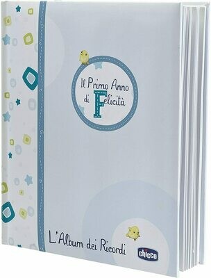 Chicco Album Dei Ricordi, Libro Nascita, Azzurro