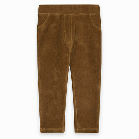 Tuc Tuc leggings velluto marroni neonata