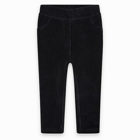 Tuc Tuc leggings velluto nero neonata