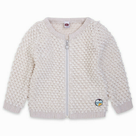 Tuc Tuc Giacca Tricot Panna  bambina
