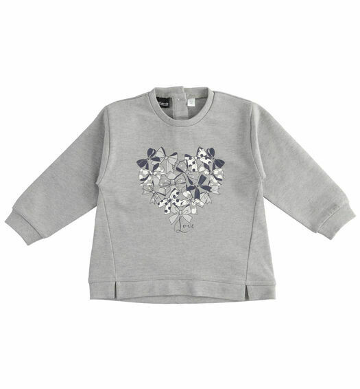 Sarabanda Felpa Fiocchi Grigio per bambina