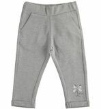 Sarabanda pantalone felpa Fiocco Grigio per bambina