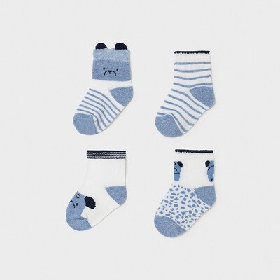 Mayoral Set 4 calze neonato Skyway Vig Blu