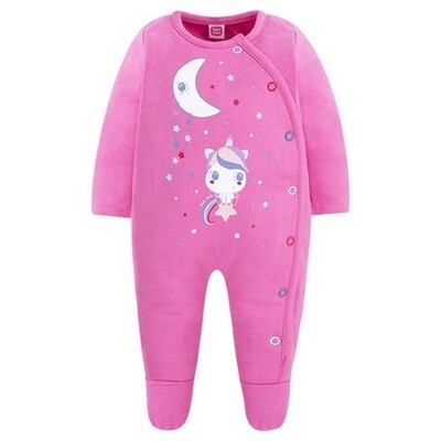 Tuc Tuc pagliaccetto felpa Rosa Moonlight neonata