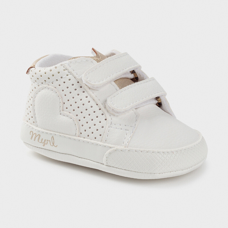Mayoral scarpe Sneakers bianco/oro neonata