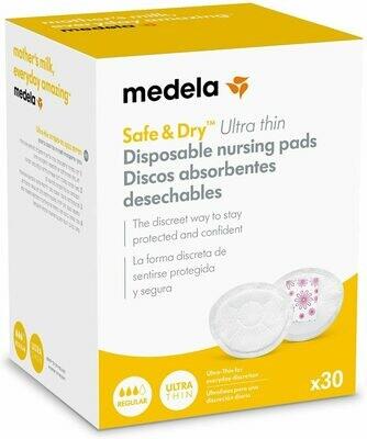 Medela Safe And Dry dischetti assorbilatte Ultra sottili 30Pz