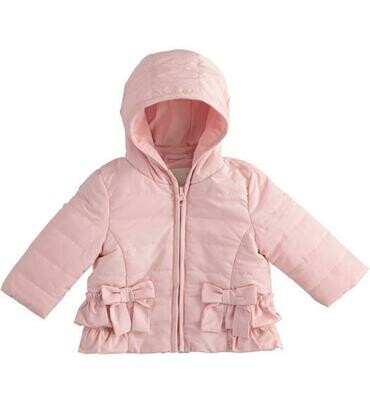 Minibanda giacchetto con Ruches neonata Rosa