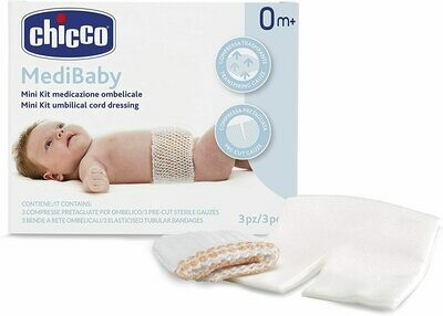 Chicco MediBaby Kit medicazione ombelicale, 3Pz