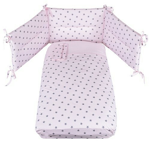Picci Set piumetto lettino Stella Converse Rosa