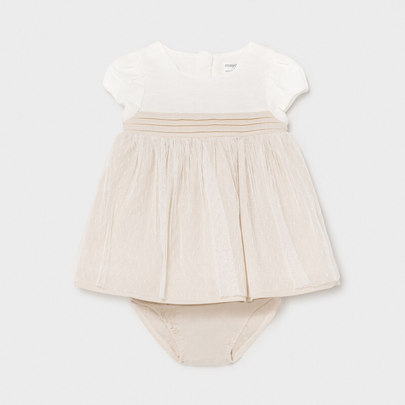 Mayoral vestito cerimonia Lino Tulle neonata