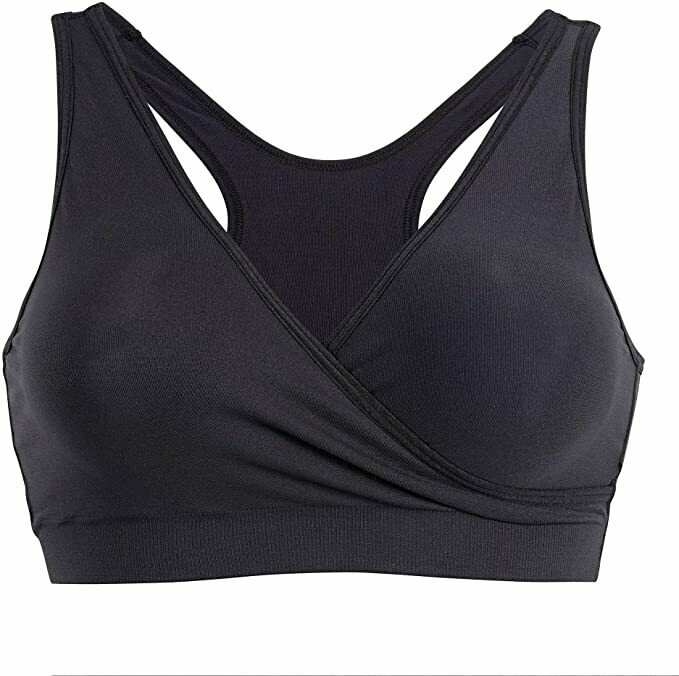 Medela Sleep Bra Reggiseno da notte per la gravidanza e l&#39;allattamento Nero, 1pz