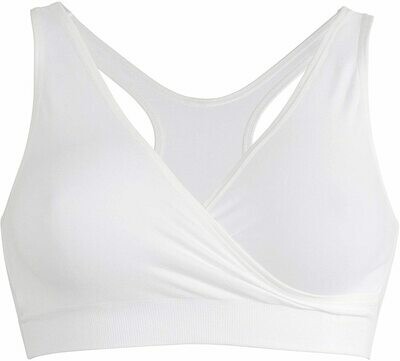 Medela Sleep Bra Reggiseno da notte per la gravidanza e l&#39;allattamento Bianco, 1pz