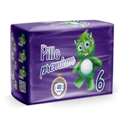 Pillo Premium Dryway XL Mis. 6, 40 Pz, 16-30 Kg