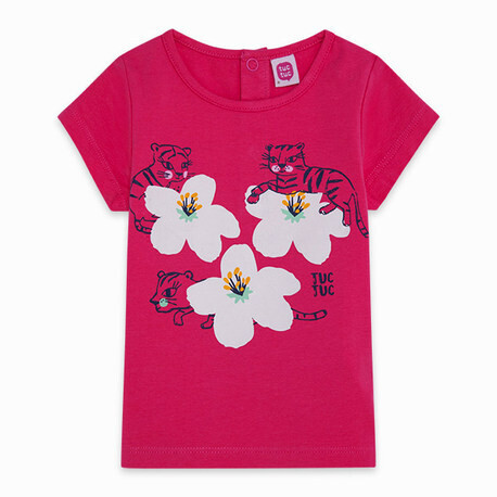 Tuc Tuc maglia Fiori Rosa bambina