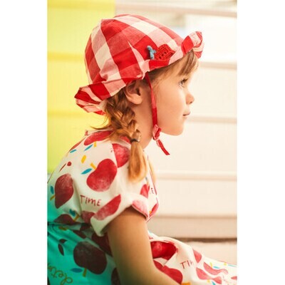Tuc Tuc Cappello Popelin Detox Time Rosso per bambina