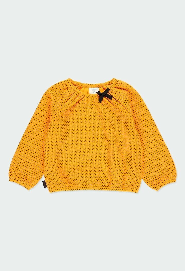 Boboli maglia Jersey Pois Giallo bambina