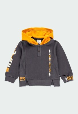Boboli felpa con cappuccio Mountain Grigio bambino