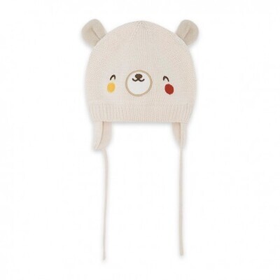 Tuc Tuc berretta tricot Bear Beige neonato