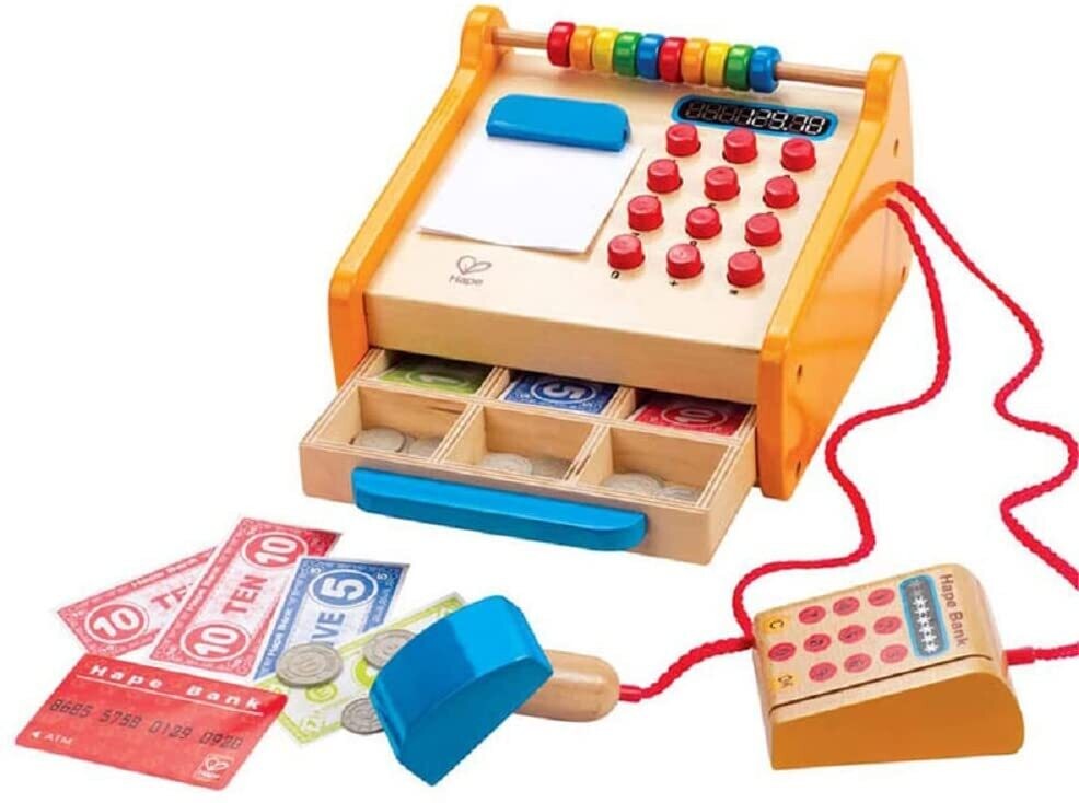 Hape cassa con calcolatrice, 3 Anni+
