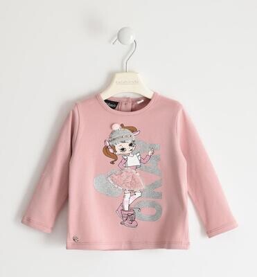 Sarabanda maglia Okay Rosa bambina