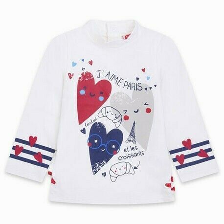 Tuc Tuc maglia Les Parisien Cuori neonata