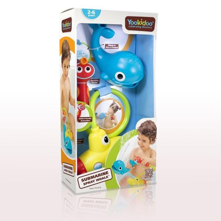 Yookidoo Sottomarino Balena Spray, 2-6 anni