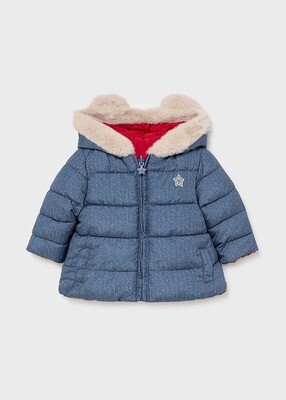 Mayoral giubbotto reversibile Ecofriend Rosso/Blu neonato