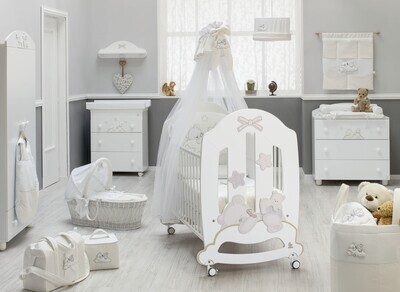 Italbaby Lettino Sogni D&#39;Oro Bianco
